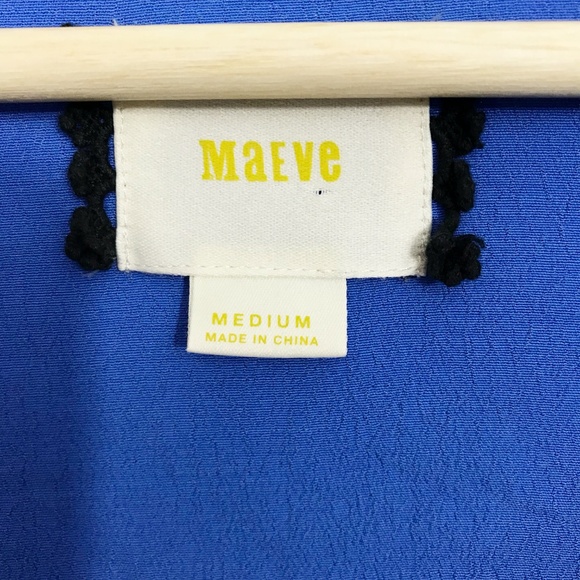 Anthropologie Maeve Crepe Wrap Dress - Picture 7 of 8